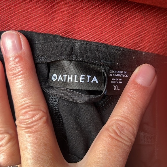 Athleta Black Lightweight Full Zip Jacket XL - Picture 4 of 6
